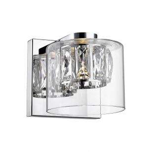 Edit Gem LED Wall Light - Polished Chrome