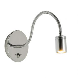 Edit Simple LED Reading Light - Polished Stainless Steel